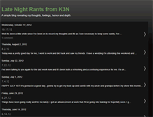 Tablet Screenshot of k3n-turner.blogspot.com