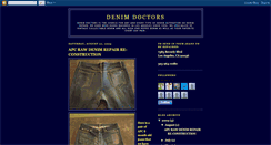 Desktop Screenshot of denimdoctor.blogspot.com