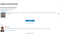 Tablet Screenshot of pjksuccessincome.blogspot.com