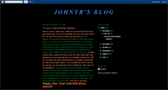 Desktop Screenshot of johnyrblog.blogspot.com