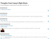 Tablet Screenshot of caseysrightbrain.blogspot.com