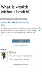 Mobile Screenshot of donq-whatiswealthwithouthealth.blogspot.com
