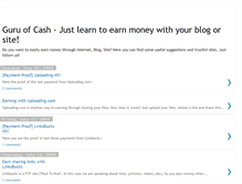 Tablet Screenshot of gurucash.blogspot.com