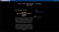 Desktop Screenshot of buymyoldjeep.blogspot.com