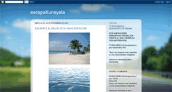 Desktop Screenshot of escapakunayala.blogspot.com