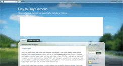 Desktop Screenshot of day2daycatholic.blogspot.com