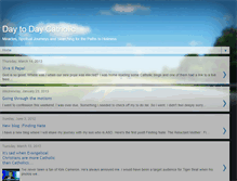 Tablet Screenshot of day2daycatholic.blogspot.com