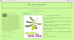 Desktop Screenshot of naosocomidinha.blogspot.com