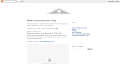 Desktop Screenshot of fashionthingeu.blogspot.com