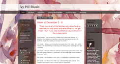 Desktop Screenshot of ivymusic.blogspot.com