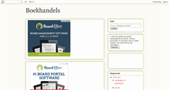 Desktop Screenshot of boekhandels.blogspot.com