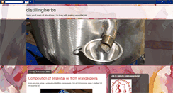 Desktop Screenshot of distillingherbs.blogspot.com