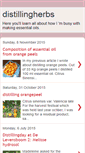 Mobile Screenshot of distillingherbs.blogspot.com