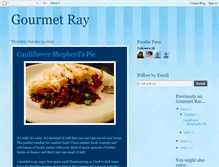 Tablet Screenshot of gourmetray.blogspot.com