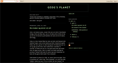 Desktop Screenshot of geogsplanet.blogspot.com