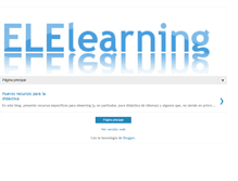 Tablet Screenshot of elelearning.blogspot.com