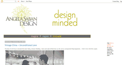 Desktop Screenshot of angelasabandesign.blogspot.com