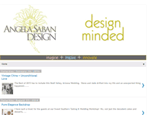 Tablet Screenshot of angelasabandesign.blogspot.com