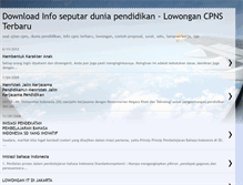 Tablet Screenshot of berpendidikan.blogspot.com