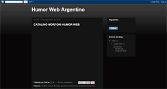 Desktop Screenshot of humorwebargentino.blogspot.com