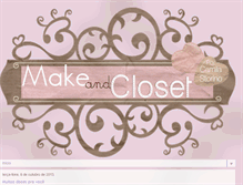 Tablet Screenshot of makeandcloset.blogspot.com