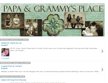 Tablet Screenshot of papaandgrammy.blogspot.com
