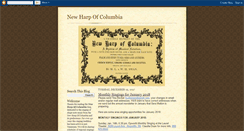 Desktop Screenshot of newharpofcolumbia.blogspot.com