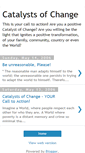 Mobile Screenshot of catalysts-of-change.blogspot.com
