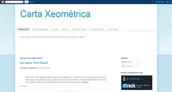 Desktop Screenshot of cartaxeometrica.blogspot.com