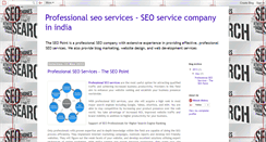 Desktop Screenshot of professional-seo-service-india.blogspot.com