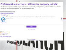 Tablet Screenshot of professional-seo-service-india.blogspot.com