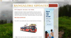 Desktop Screenshot of bangalore-updates.blogspot.com