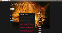 Desktop Screenshot of elmundodelosgatos-evelin.blogspot.com