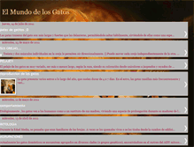 Tablet Screenshot of elmundodelosgatos-evelin.blogspot.com