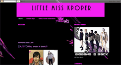 Desktop Screenshot of littlemisskpoper.blogspot.com