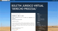 Desktop Screenshot of bjvderechoprocesaluigv.blogspot.com