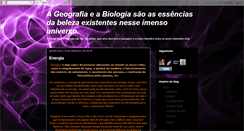 Desktop Screenshot of geografiaebiologia.blogspot.com