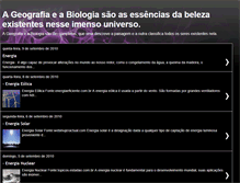 Tablet Screenshot of geografiaebiologia.blogspot.com