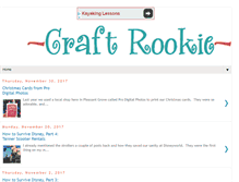 Tablet Screenshot of craftrookie.blogspot.com