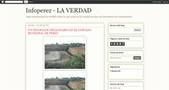 Desktop Screenshot of infoperezlaverdad.blogspot.com