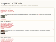 Tablet Screenshot of infoperezlaverdad.blogspot.com