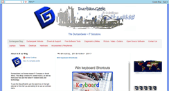 Desktop Screenshot of durbangeek.blogspot.com