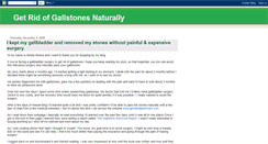 Desktop Screenshot of aimees-gallstone-cure.blogspot.com