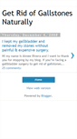 Mobile Screenshot of aimees-gallstone-cure.blogspot.com