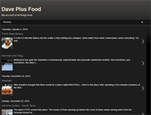 Tablet Screenshot of daveplusfood.blogspot.com