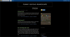 Desktop Screenshot of funnyguy543-runescape.blogspot.com