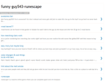 Tablet Screenshot of funnyguy543-runescape.blogspot.com