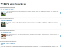 Tablet Screenshot of ceremonyideas.blogspot.com