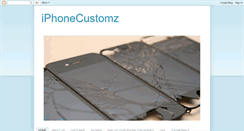 Desktop Screenshot of iphonecustomz.blogspot.com