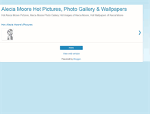 Tablet Screenshot of hotaleciamoorepics.blogspot.com